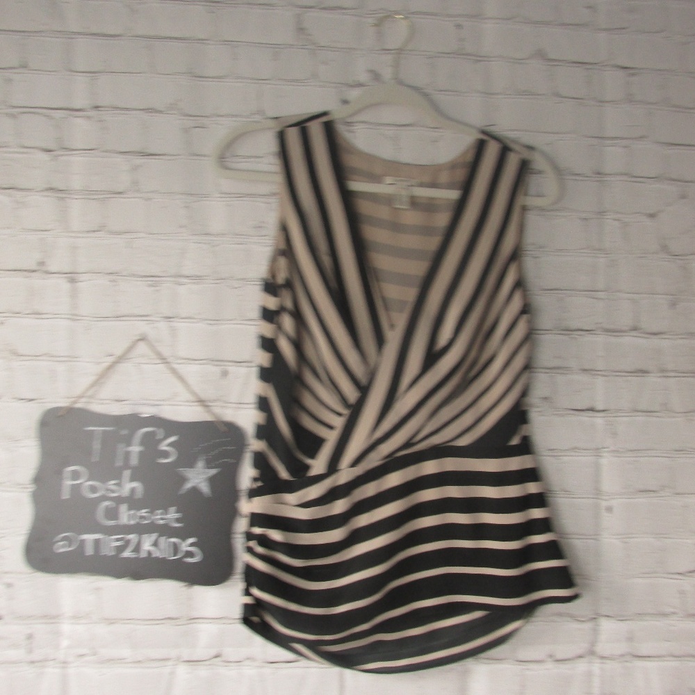 J. Crew 100% Silk Faux Wrap Top Sz 0 E43